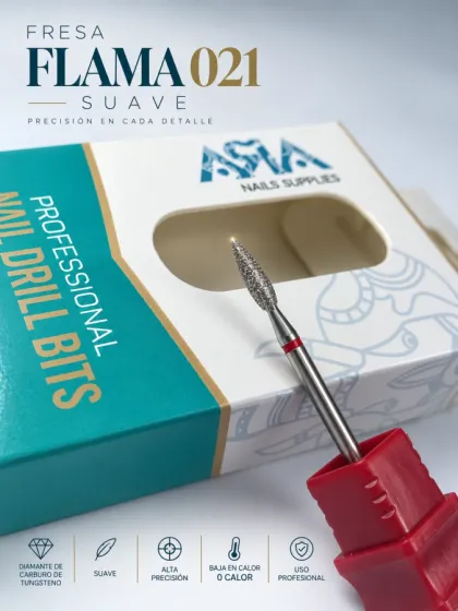 Fresa Flama 0,21 Rojo